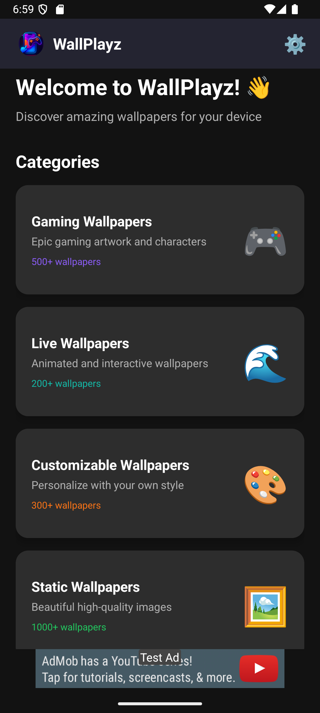 WallPlayz App Screenshot